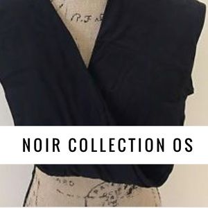 Lularoe Noir Black Leggings Size OS NWT HTF